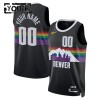Dres Denver Nuggets Prilagođeni Nike 2025-26 City Edition Crno Swingman - Dječji